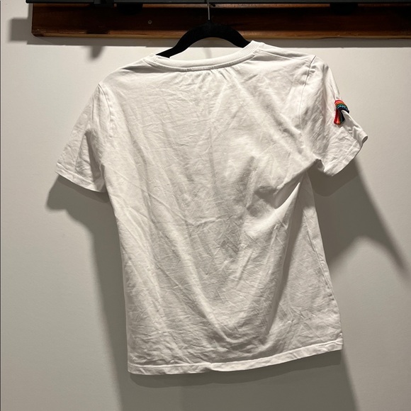 Zara Embroidered Rainbow Tshirt - Picture 4 of 4